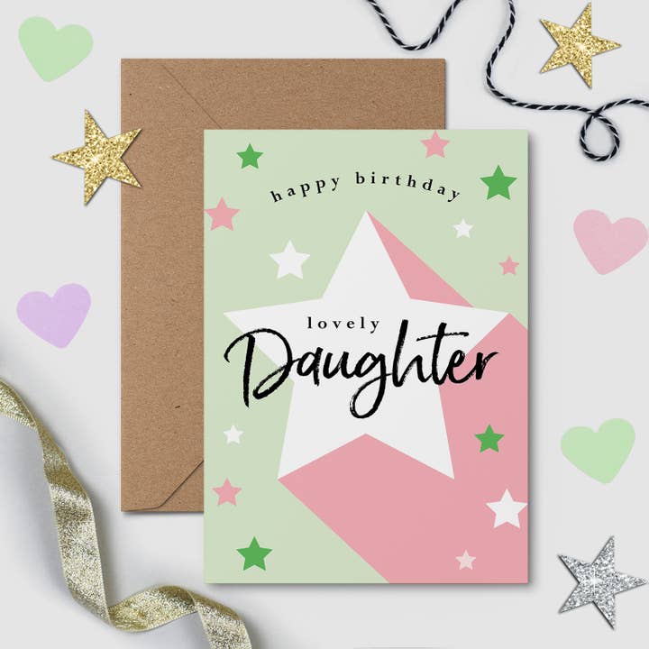 Michelle Fiedler Design - Wholesale Birthday Card - Rockstar Daughter Birthday