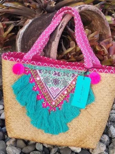 Borsa con nappe «V» (LMH05-PK) per la vendita all'ingrosso da parte di La Mar