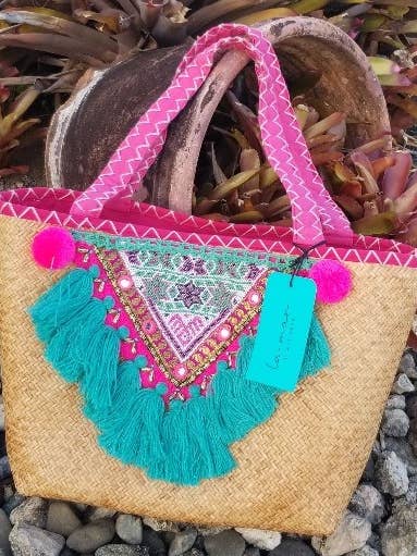 "V" Tassels Bag (LMH05-PK) for wholesale by La Mar