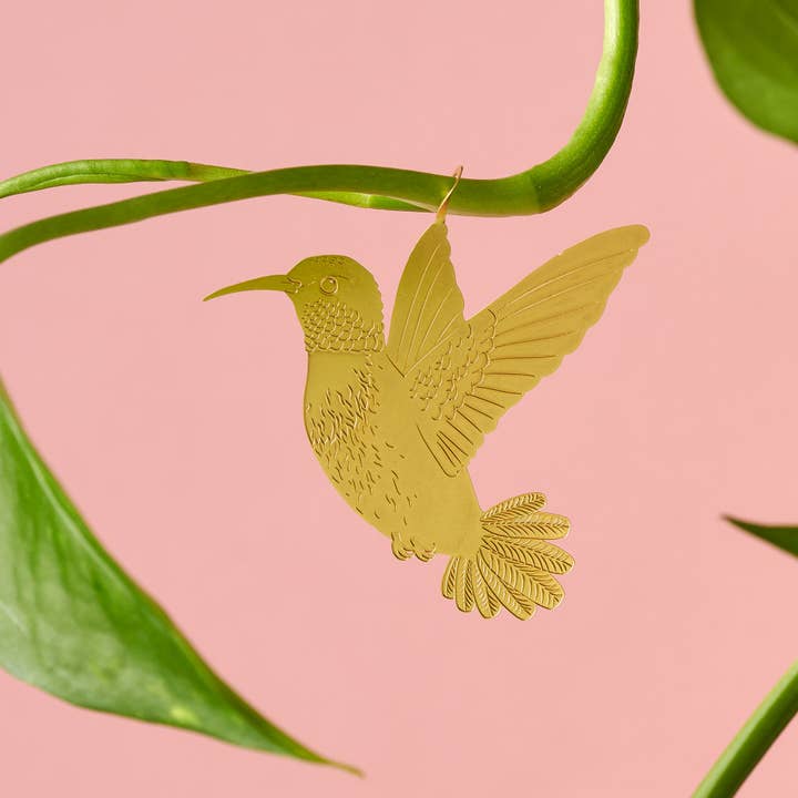 Another Studio - Wholesale Ornament - Plant Animal - Hummingbird plant decoration