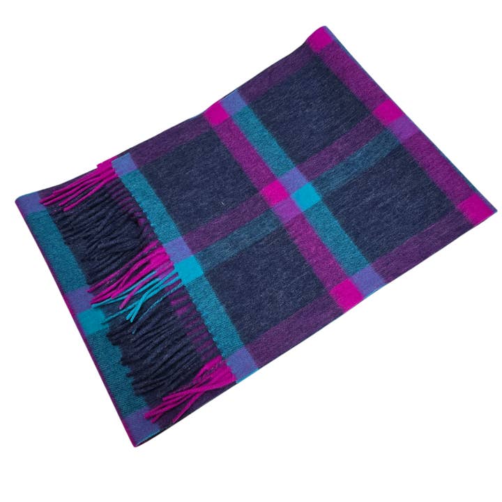 Strathurie Lambswool Ladies Gents Tartan Check Scarf for wholesale by Strathurie