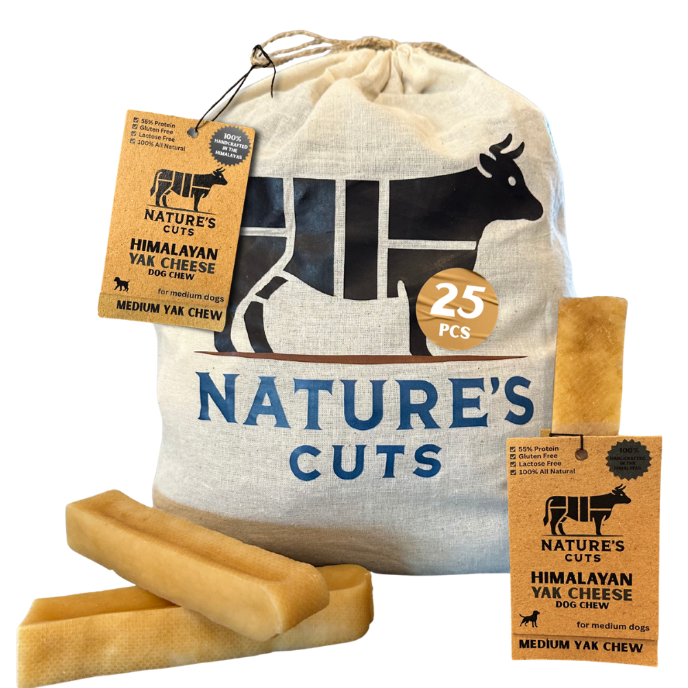 Mighty Chewz - Wholesale Pet Treats - Dog - Medium Yak Cheese w/ Tag ($3.56/ Stick)0