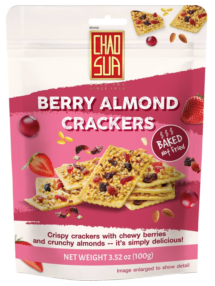 Chao Sua Trail Mix Cracker - Berry Almond for wholesale by A S World USA, LLC