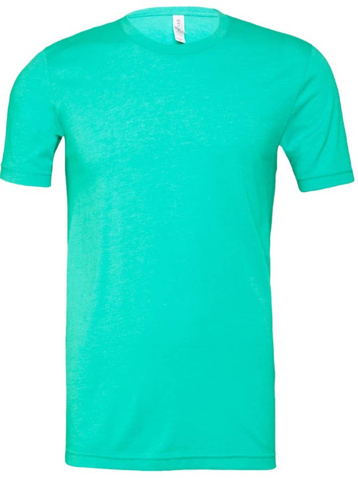 Bella Canvas CVC Jersey Tee (White, Black, Blue-Neon) for wholesale by Ms Bleached Tees N More