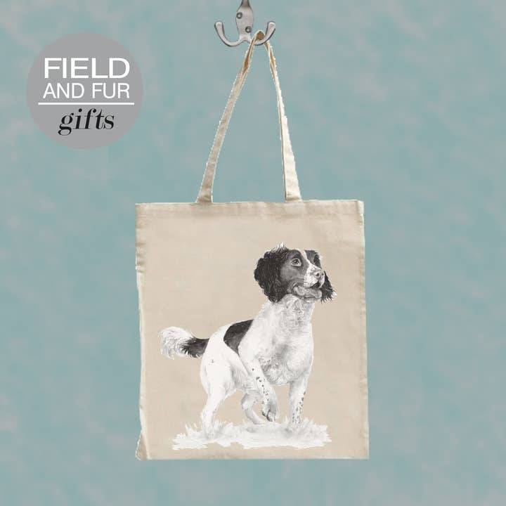 Bolsa de compras Barney, Springer Spaniel para venta al por mayor de Field and Fur Gifts