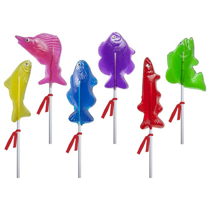 Melville Candy Company - Wholesale Lollipop - Fish Lollipops - Assorted1