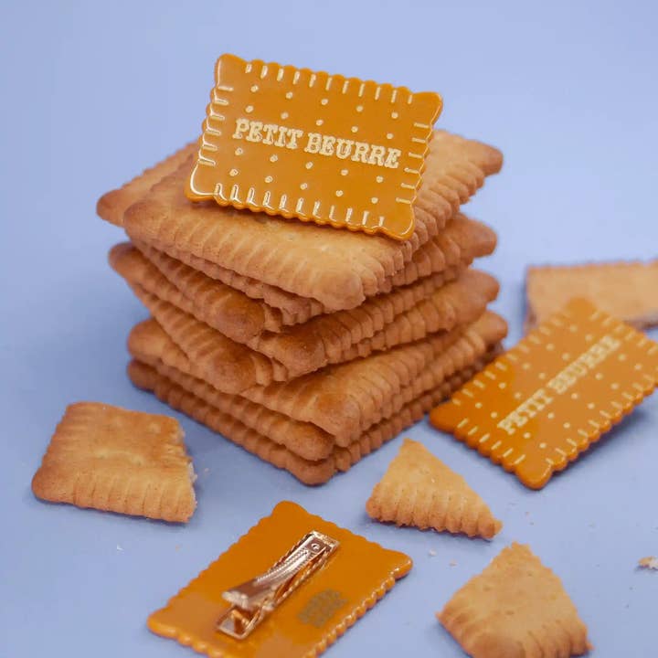 Joanna Behar - Wholesale Hair Clip - Women's - Petit Beurre french biscuit barrette alligator clip1