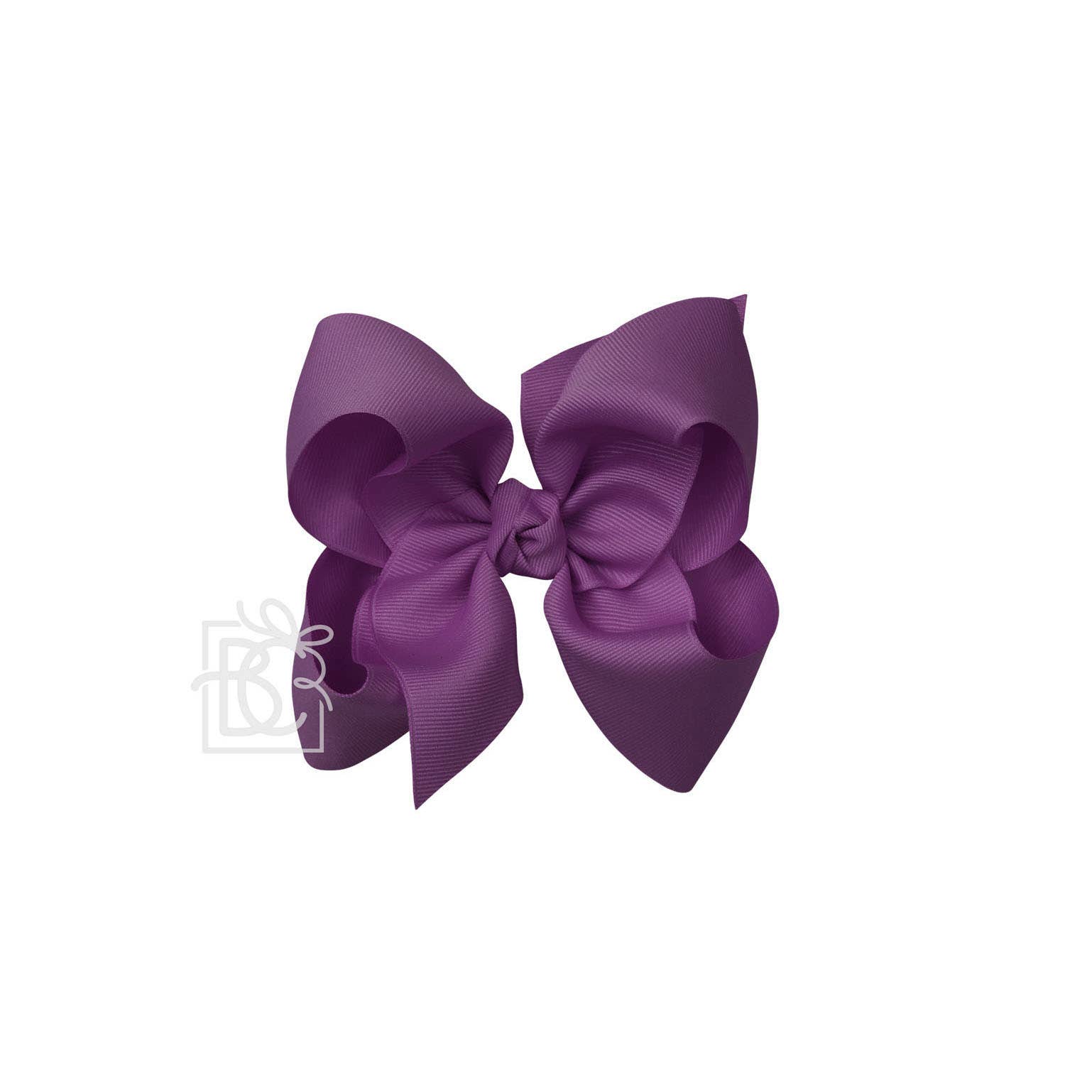 Beyond Creations, LLC - Wholesale Hair Bow - Kids - SIGNATURE GROSGRAIN BOW ON CLIP105