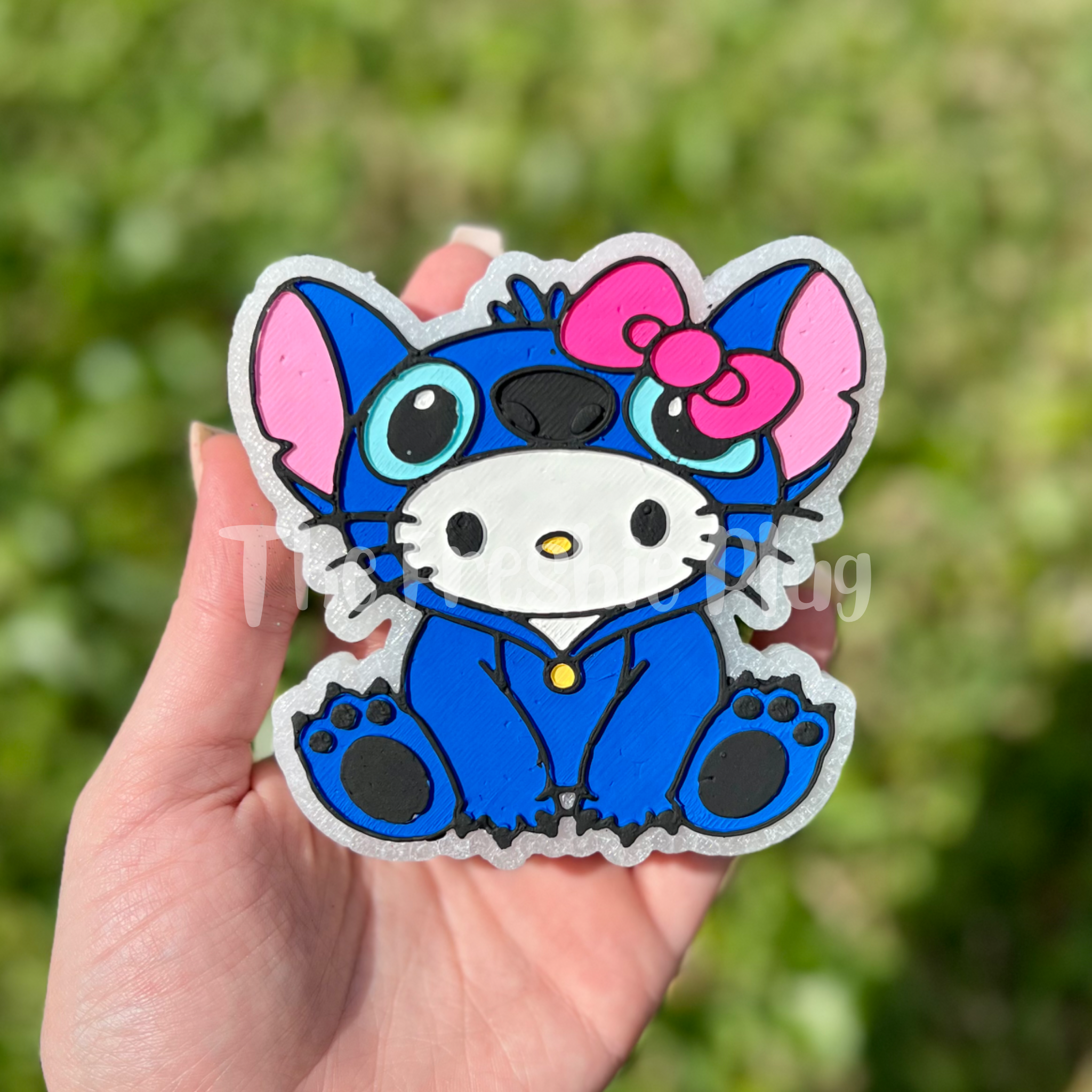 The Freshie Plug - Vendita all'ingrosso Deodorante per auto - Donna - Gattino alieno blu0