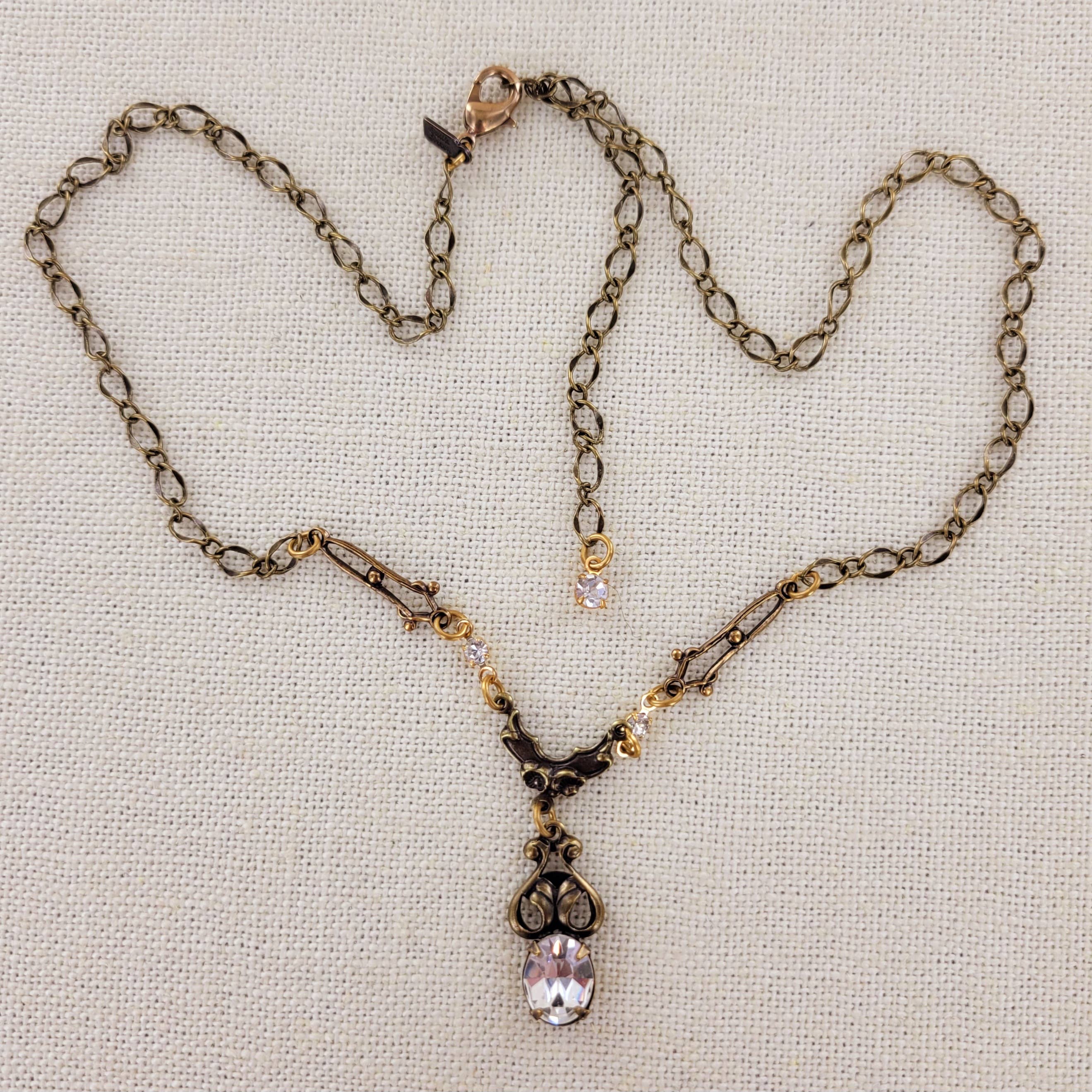 Sadie Green's Jewelry - Wholesale Pendant/Charm Necklace - Victorian Reproduction Necklace N48814