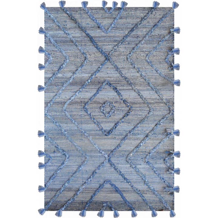 Tappeto Worgan Denim Blu/Avorio 160 X 230 per la vendita all'ingrosso da parte di Maison Vivaraise & La Cerise sur le Gâteau