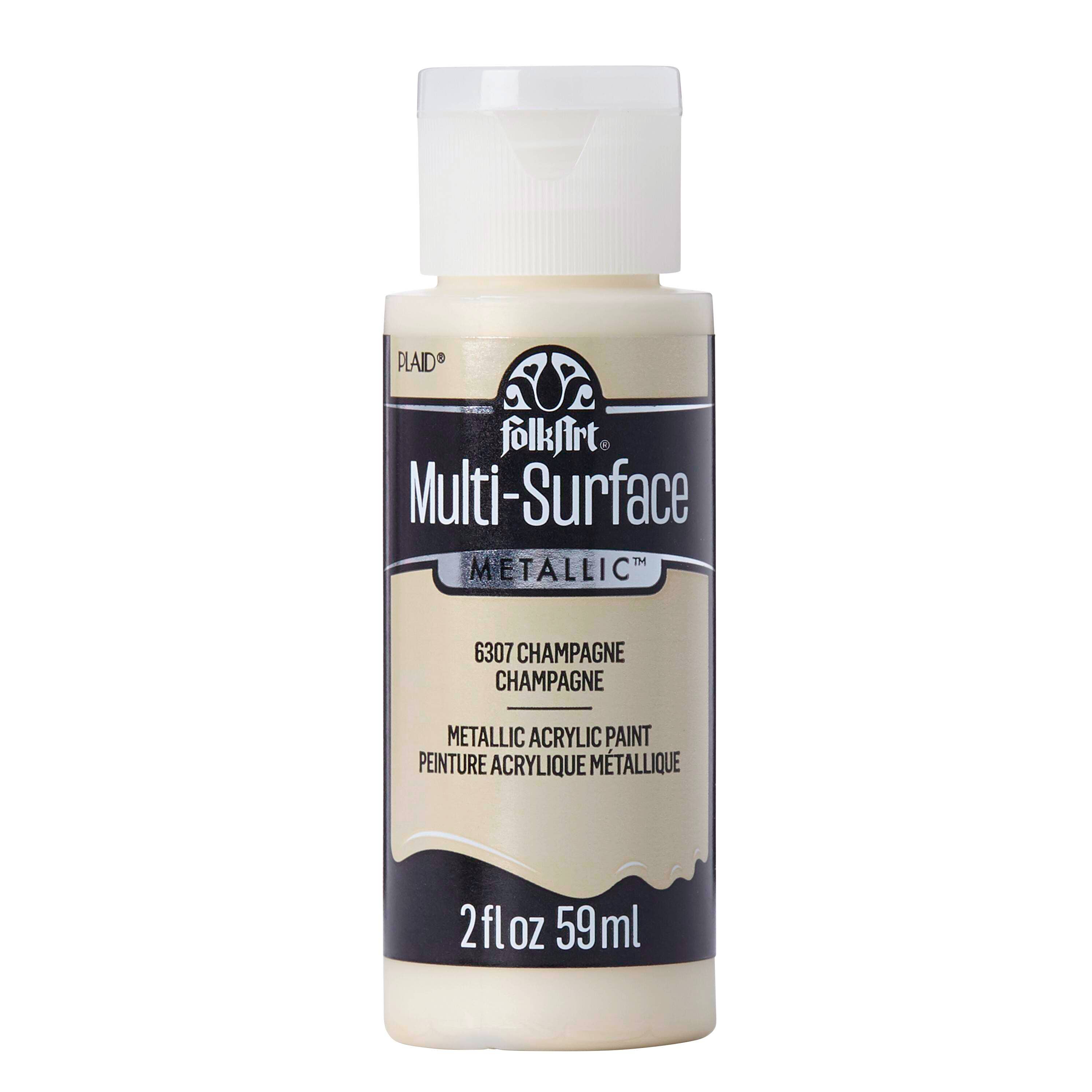 Plaid Crafts - Wholesale Craft Supplies - FolkArt Multi-Surface Metallic Paint 2oz20