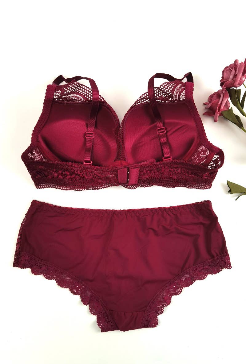 Belle Com'Elle - Wholesale Lingerie Set - Women's - Cup C Bra and Panty Set/AZ1601511
