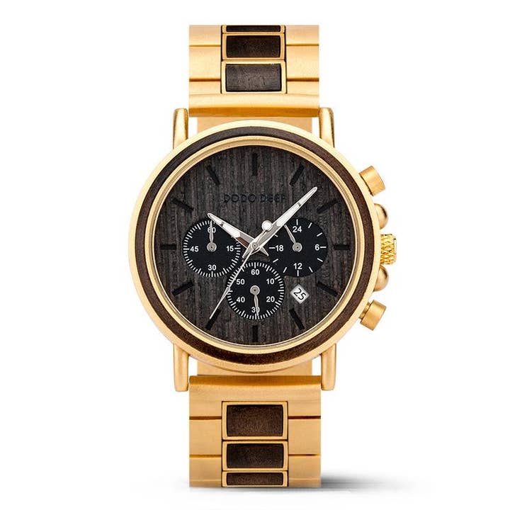WoodWristCo - Wholesale Wrist Watch - Men's - DODO DEER wooden watches