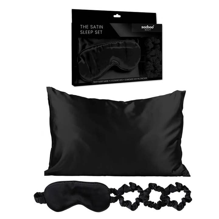 seeboo - Wholesale Bedding Pillowcase/Sham - De-Stressing Satin Sleep Set - SUPPORTS MENTAL HEALTH1