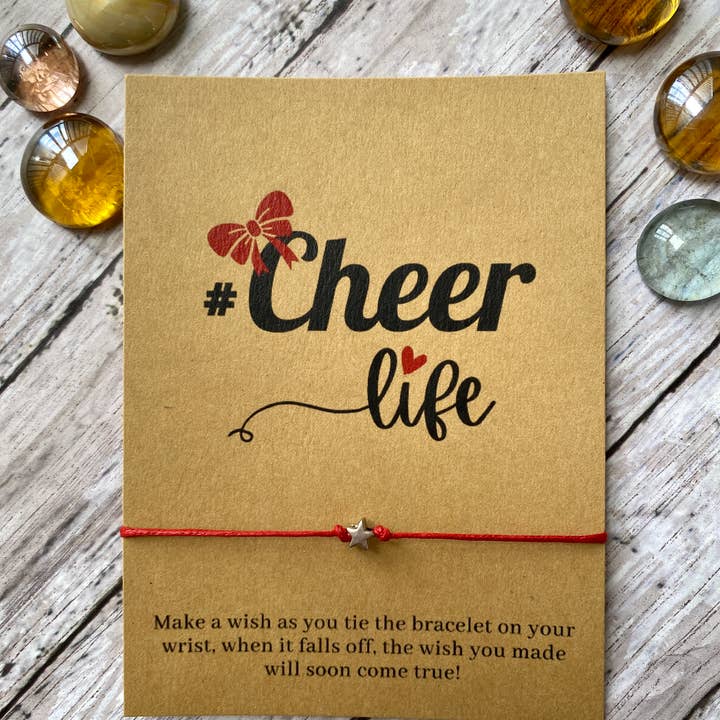 Lillydesigncrafts - Wholesale Charm/Dangle Bracelet - Cheerlife, Cheer wish bracelet