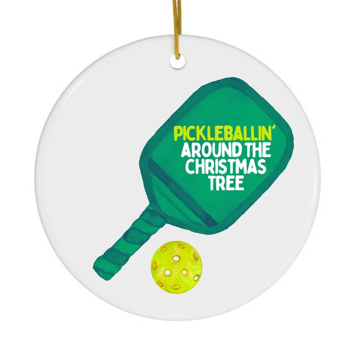 Ornamento Pickleball Regali Pickleball Ornamenti natalizi per la vendita all'ingrosso da parte di R is for Robo