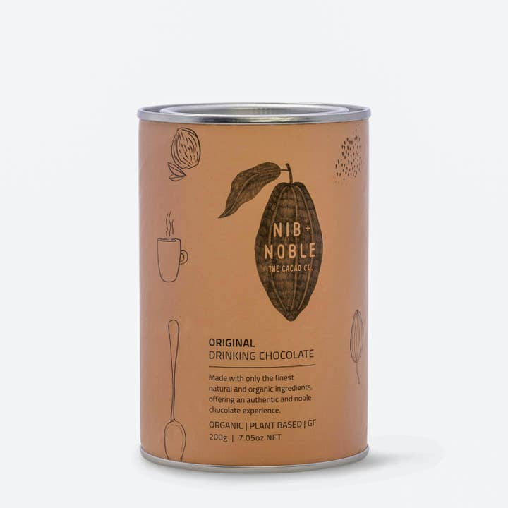 200g Organic Drinking Chocolate Original 46% for wholesale by Prana Chai