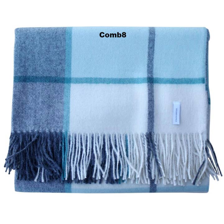 Choice Alpaca Products - Wholesale Throw Blanket - Horizon Stripe Alpaca Throw8