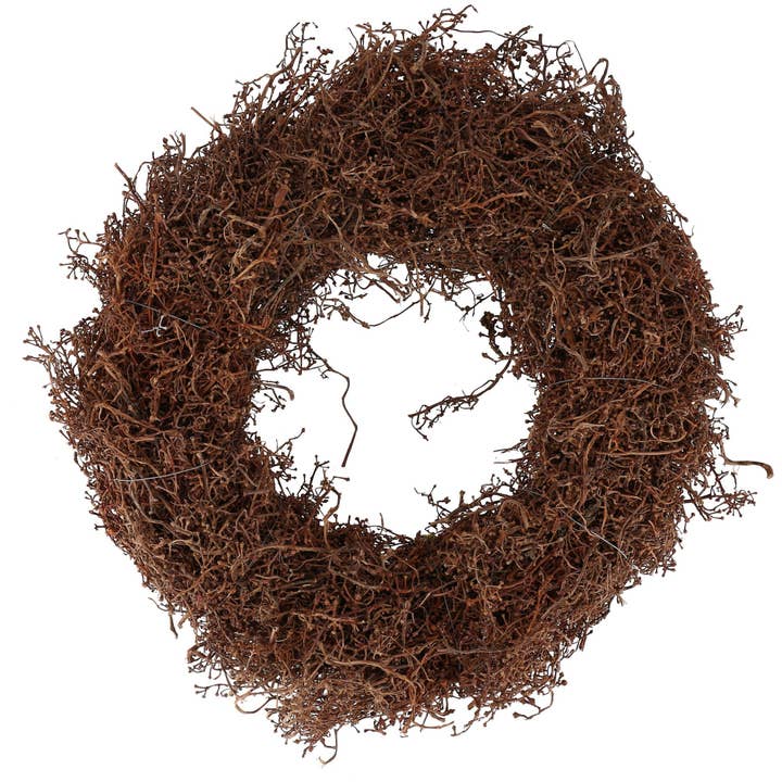 Naturlige kransvinstængler med drueklynger D45cm H12cm for engroshandel hos Vosteen