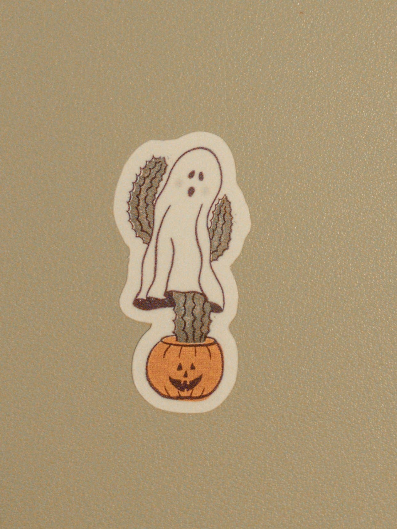 The Pleasant Creative - Wholesale Sticker - Spooky Cactus - Individual1