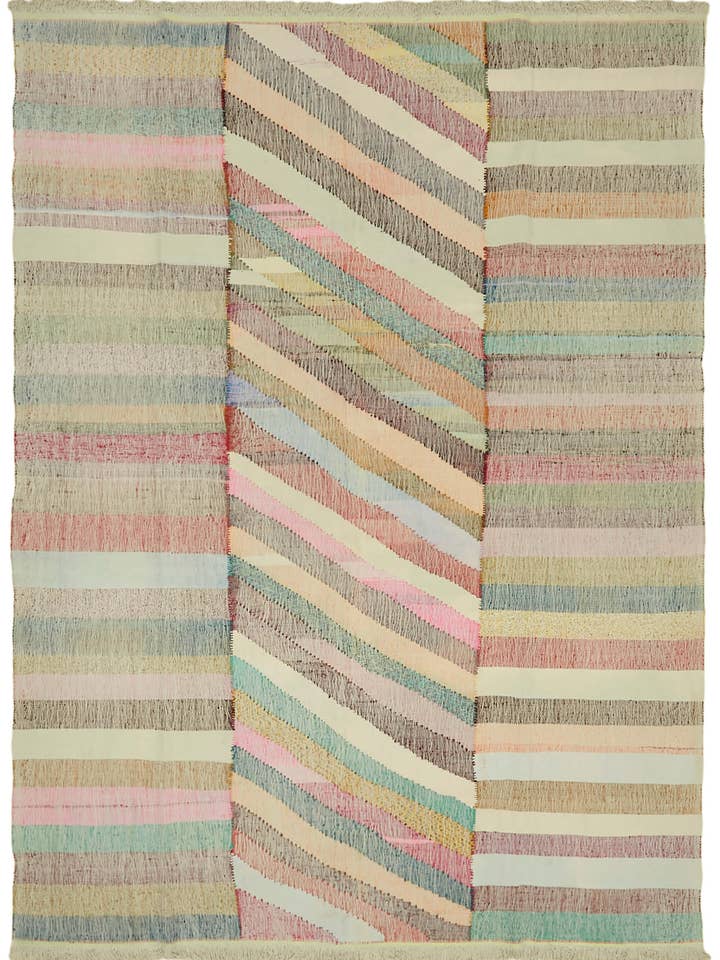 Tapis de zone contemporain beige 10x13 - 41889 pour la vente par RUG N CARPET