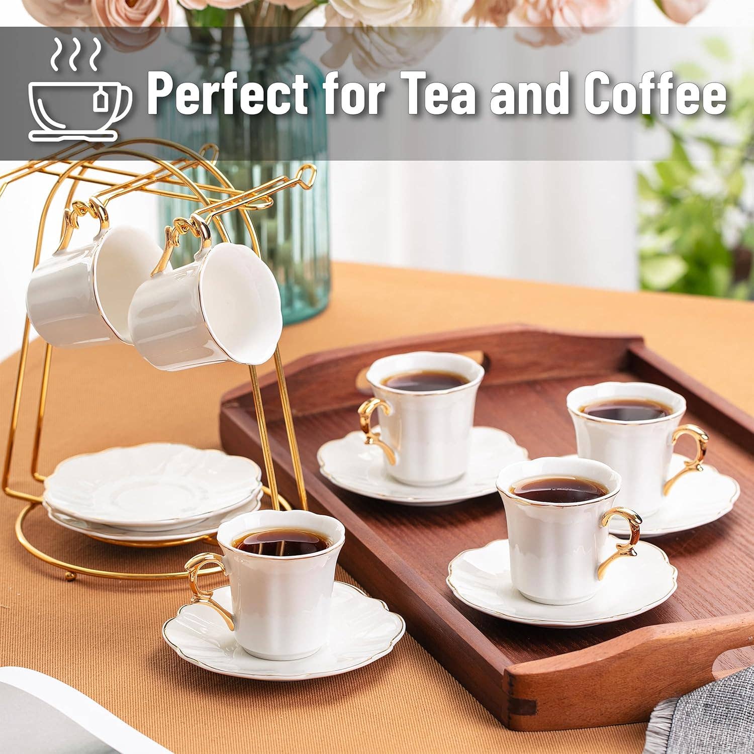 Brew To A Tea – wholesale Kaffe-/Tékopp – BTaT Espressokoppar & Fat Presentförpackning Set om 64