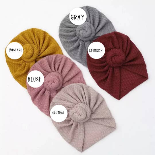 Golden Dot Lane - Wholesale Fashion Headband - Baby - Knotted Baby Turban2