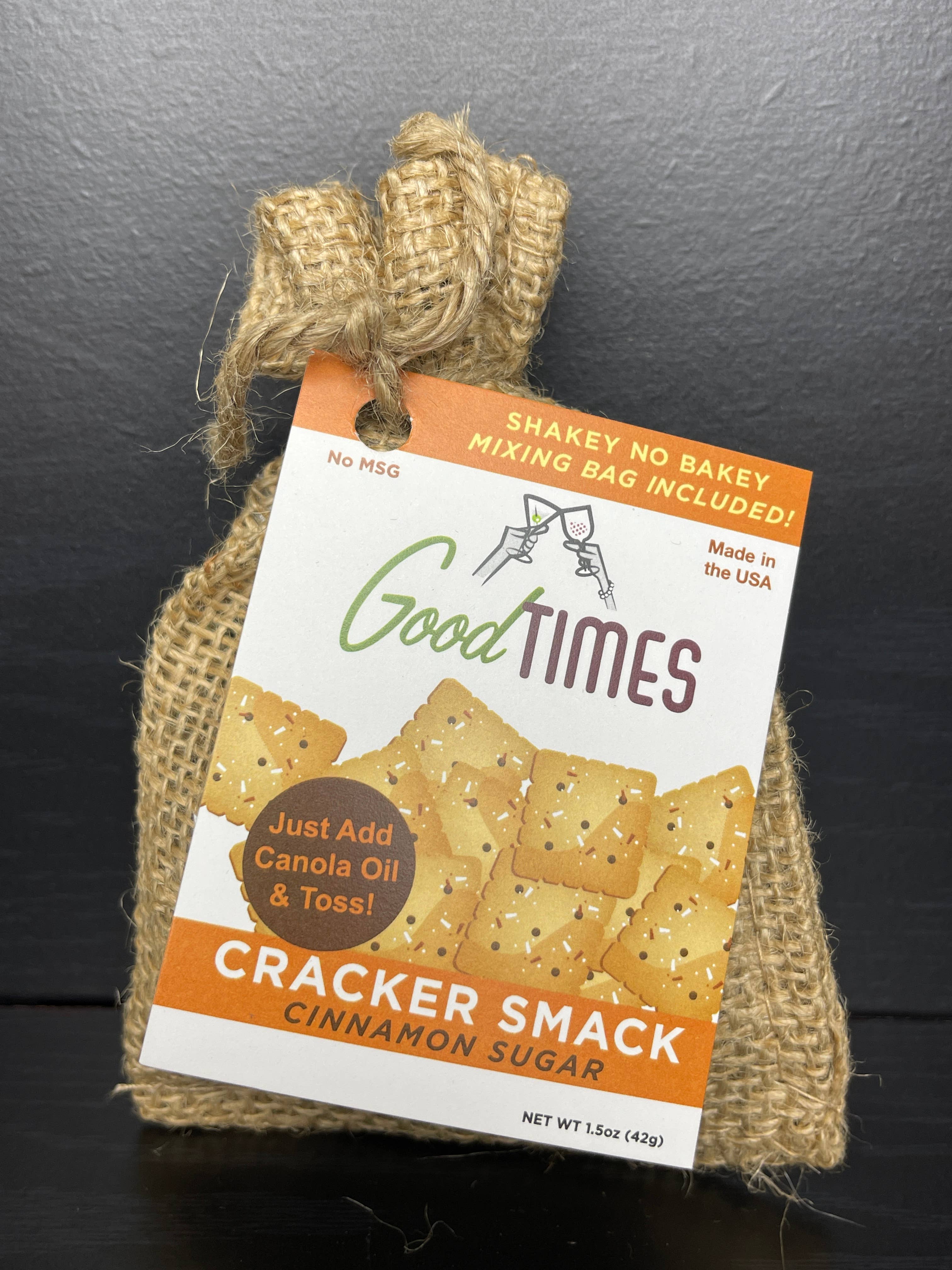 Good Times - Wholesale Crackers - Cracker Smack® Cinnamon Sugar - Mixed Case
