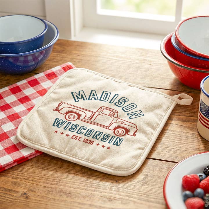 Distintivo Camion d'Epoca - Presina in Cotone Personalizzata per la vendita all'ingrosso da parte di Heritage 76