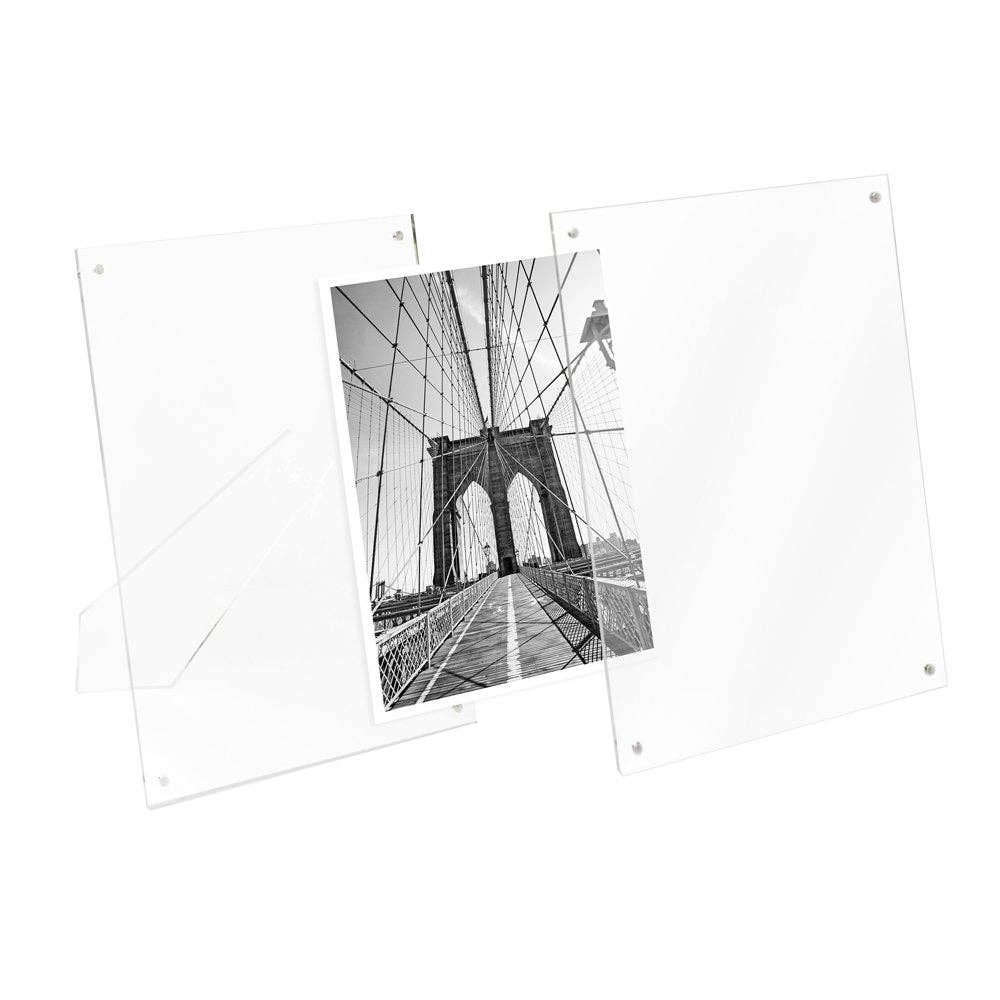 Isaac Jacobs International - Wholesale Picture Frame - Isaac Jacobs Clear Plain Magnetic Acrylic Picture Frame6