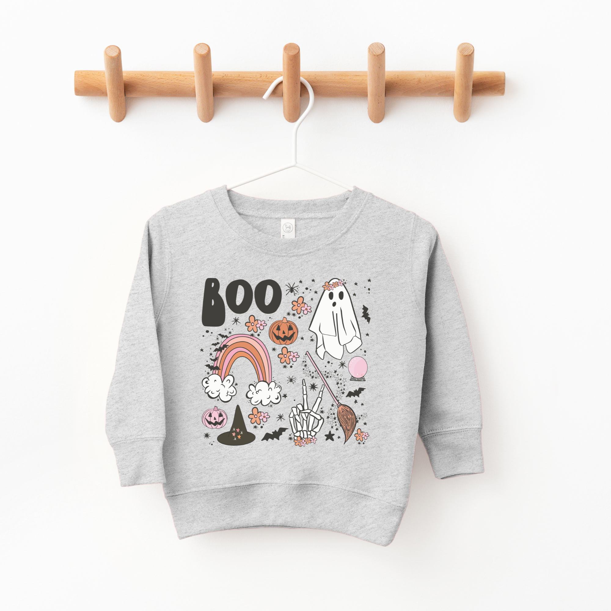 Benny & Ray Apparel - Wholesale Sweatshirt - Kids - Halloween Favorites Spooky Boo Toddler and Youth Sweatshirt1
