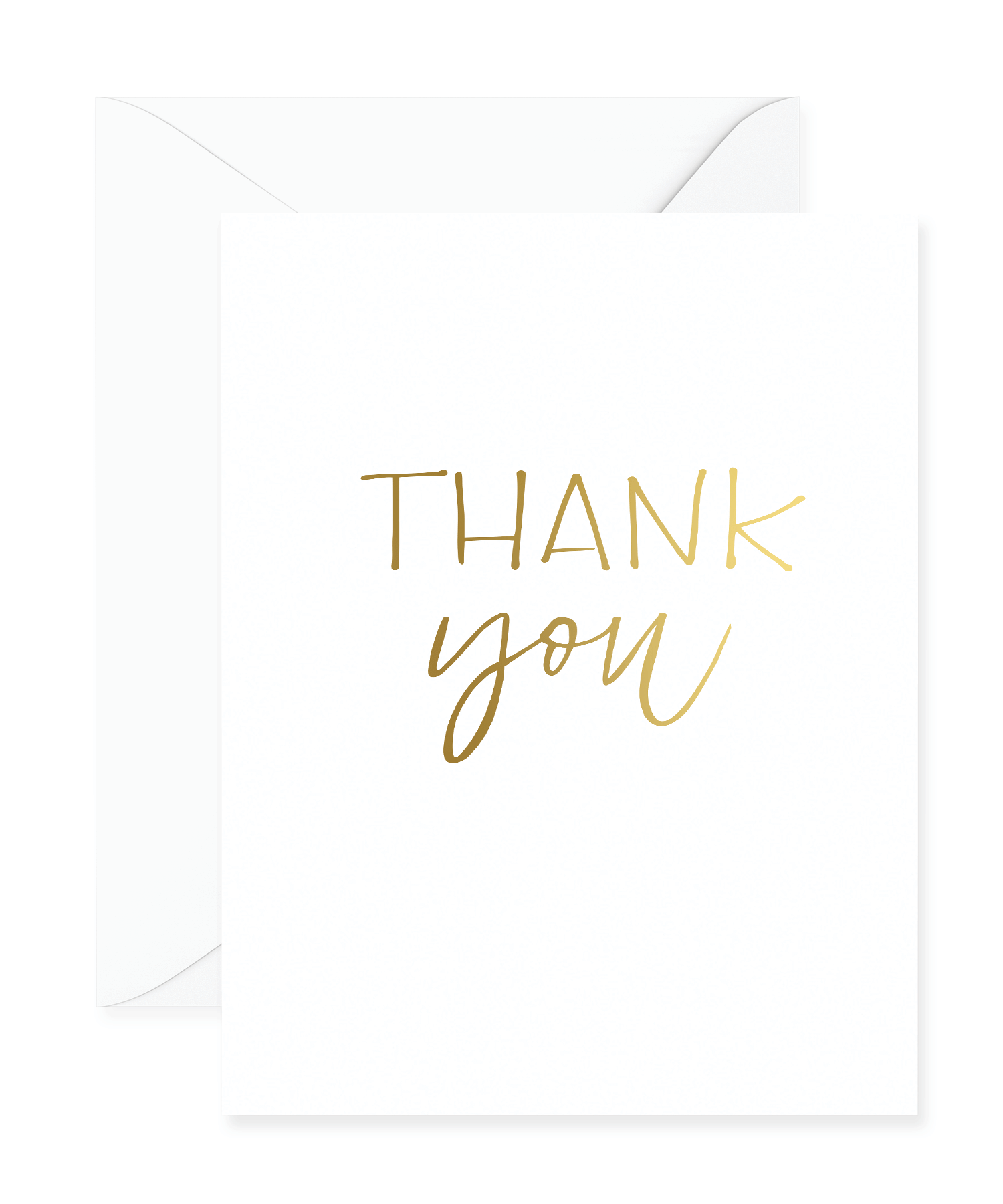 PennedBlack - Wholesale Thank you card - Thank You Gold Foil Greeting Card0