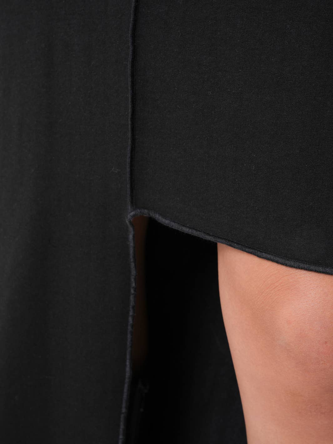 Metamorphoza - Wholesale Dress - Women's - Asymmetric Hooded Black Dress8