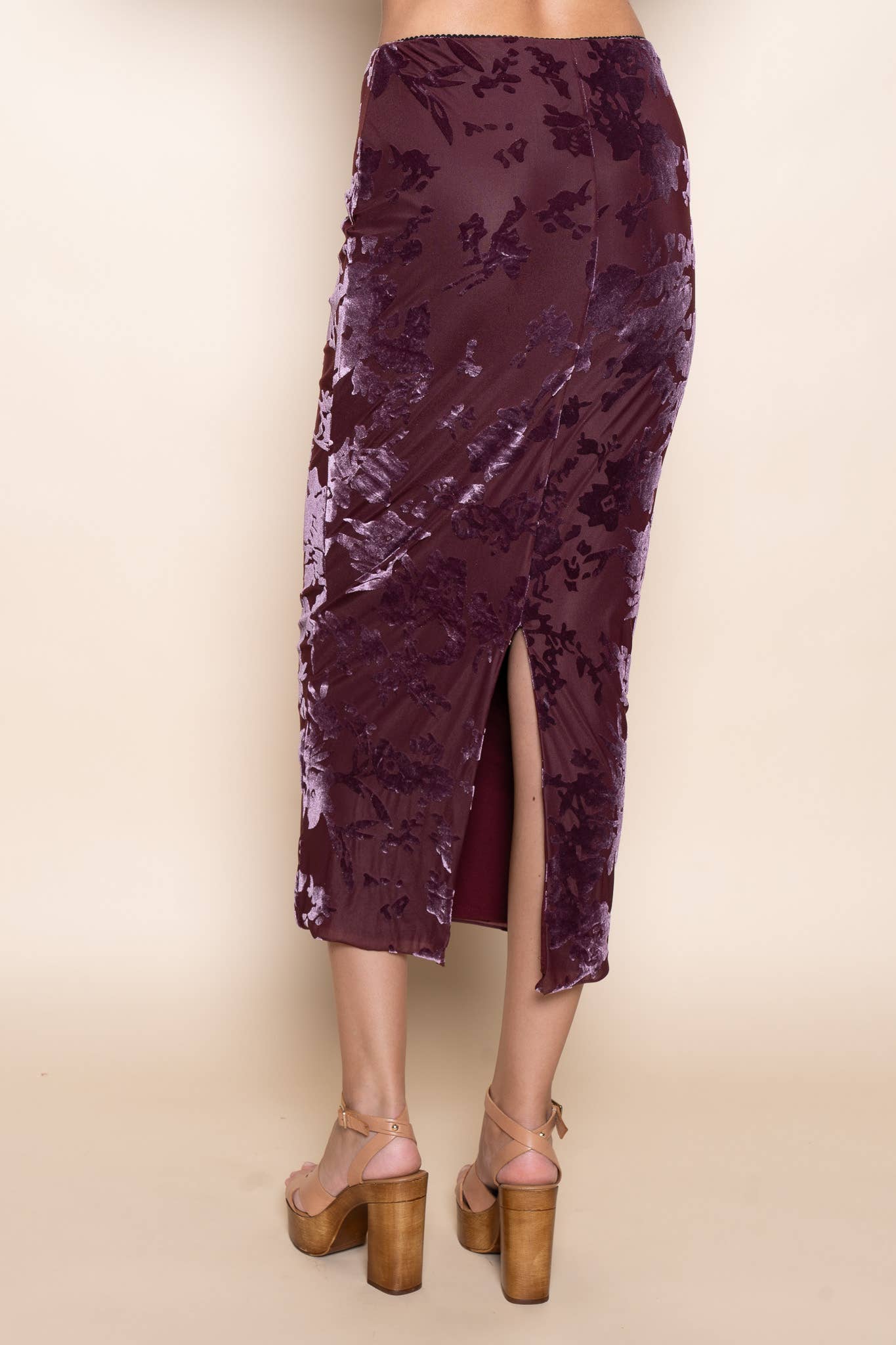 Fore Collection – wholesale Kjol - Dam – BODYCON KJOL I ANKELLÄNGD - SI4359AFO6