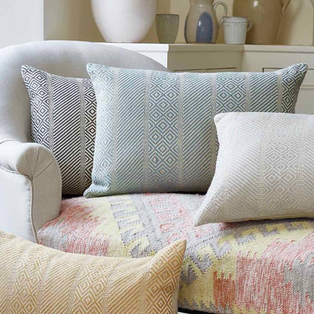 Weaver Green - Wholesale Chair Cushion - Minerva Duck Egg Cushion3