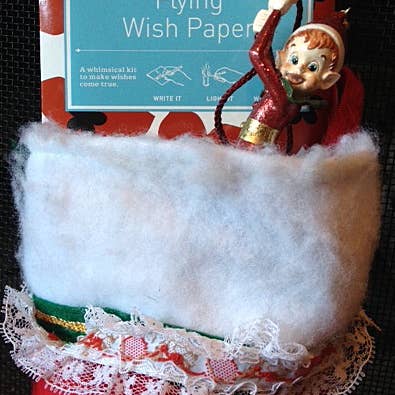 FLYING WISH PAPER ® - Wholesale Christmas card - GREEN HOLIDAY, Advent Holiday Decorations, Stocking Stuffers5