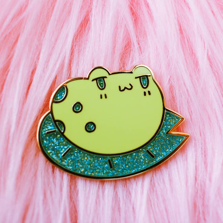 Froggo - Enamel Pin for wholesale by Shark City Slicker