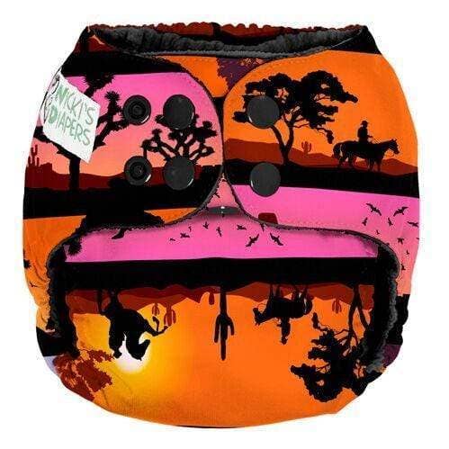 Nicki's Diapers Pocket Diaper - Desert Twilight for wholesale by Nicki's Diapers (Planetwise Wholesale)