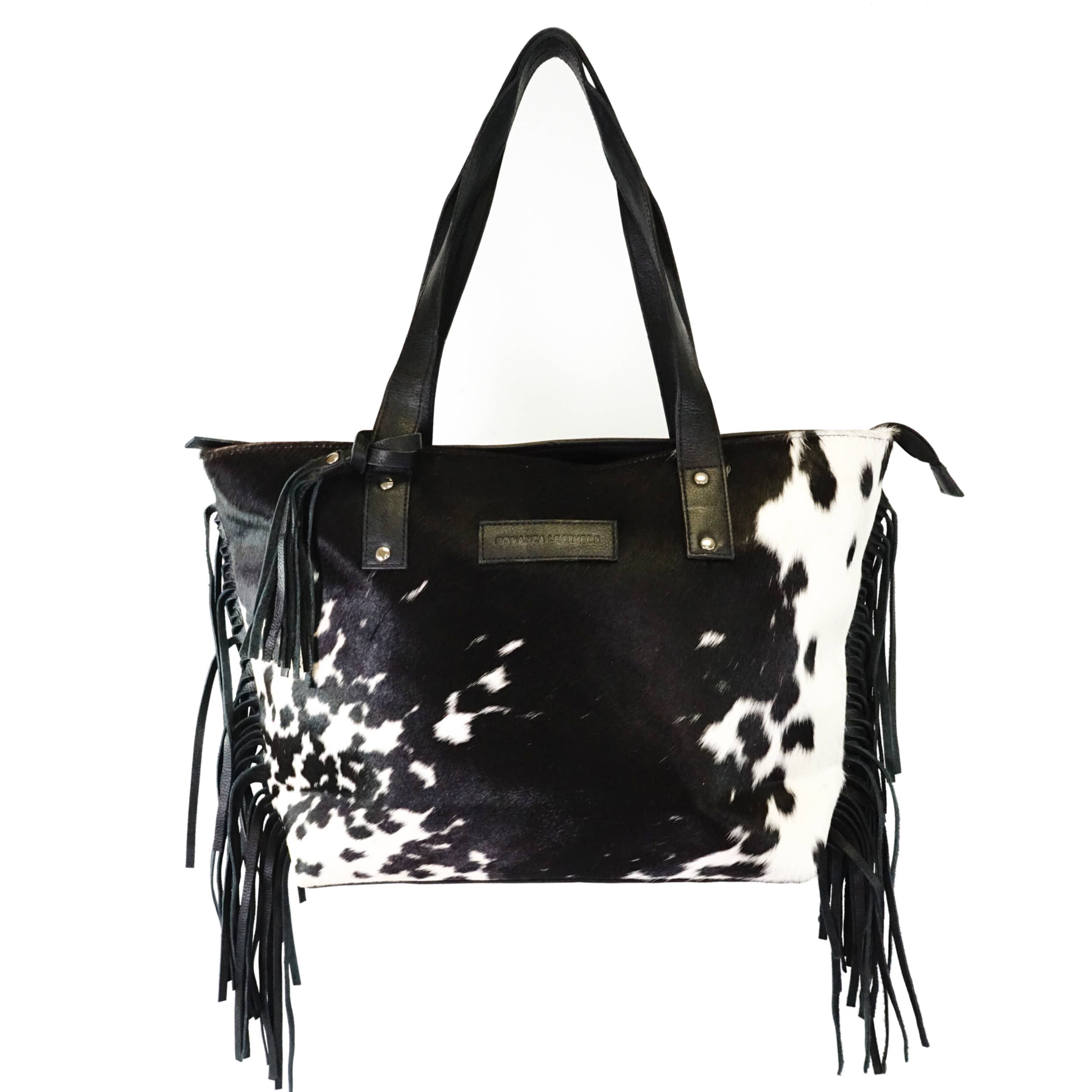 Rodeo - Wholesale Tote bag – Women's - Women cowhide bag with fringes  H505C1