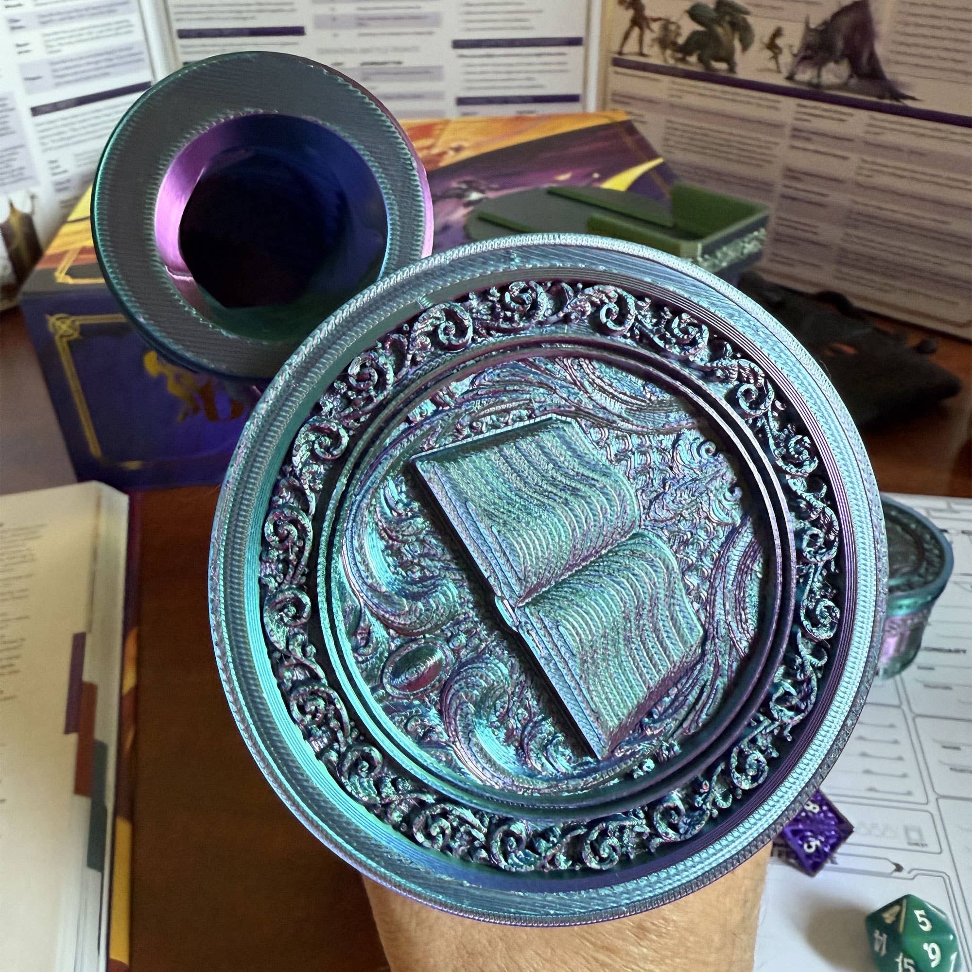 American Carver LLC - Wholesale Dice - Wizard 12oz Dice Tower Tankard | TTRPG, D&D, Daggerheart10