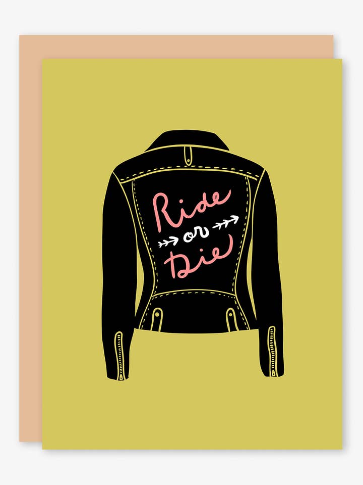 Ride or Die Card for wholesale by Stacey O'Nary