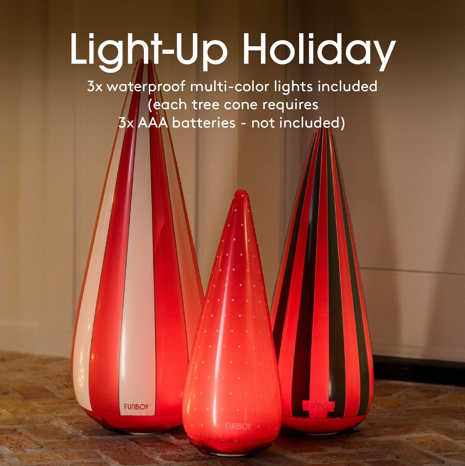 FUNBOY - Wholesale Christmas Decoration - Inflatable Holiday Tree Cones3