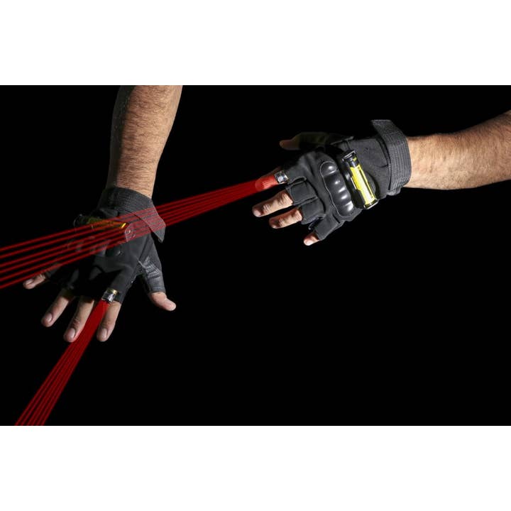 Gants LED - Couleur rouge - 1 lumière pour la vente par Western Fashion