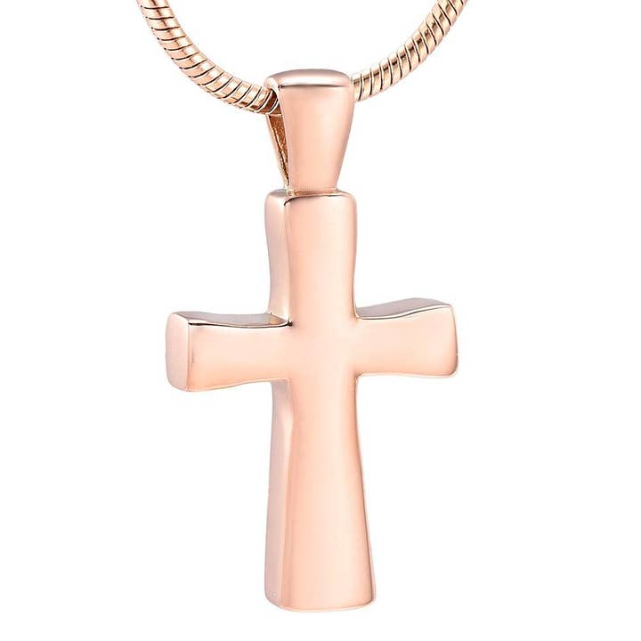 Collier Urne de Crémation Croix Classique pour la vente par Cherished Emblems
