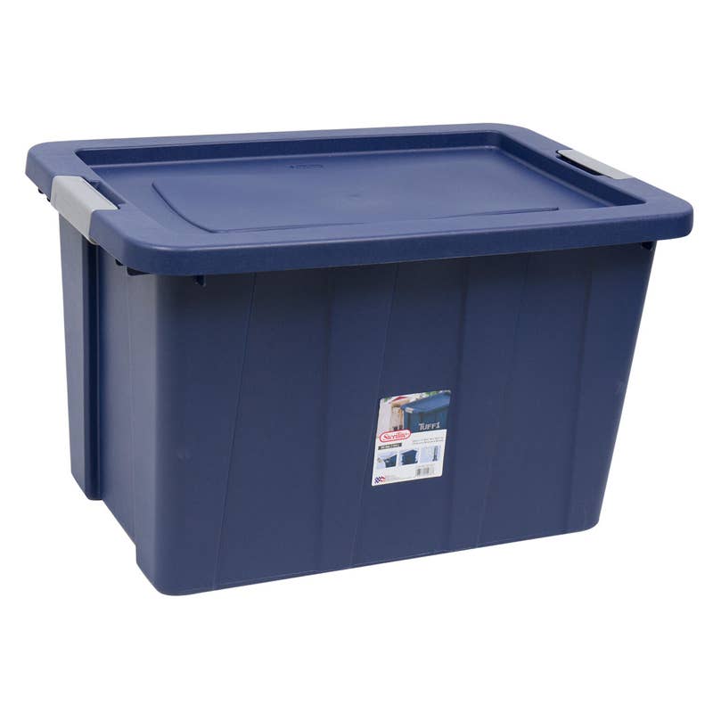 Deluxe Import Trading - Wholesale Storage Bin - Sterilite Tote Box W/ Lid- 30 Gallons0