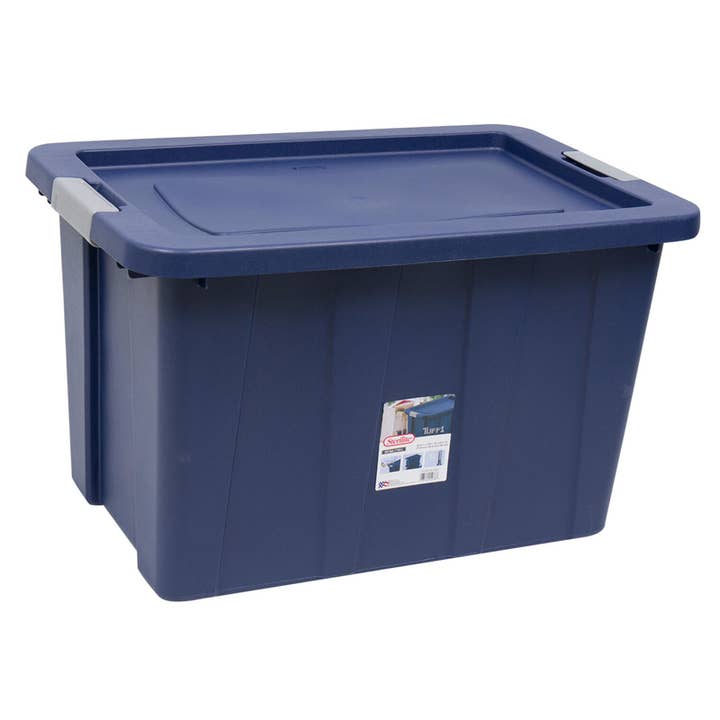 Deluxe Import Trading - Wholesale Storage Bin - Sterilite Tote Box W/ Lid- 30 Gallons