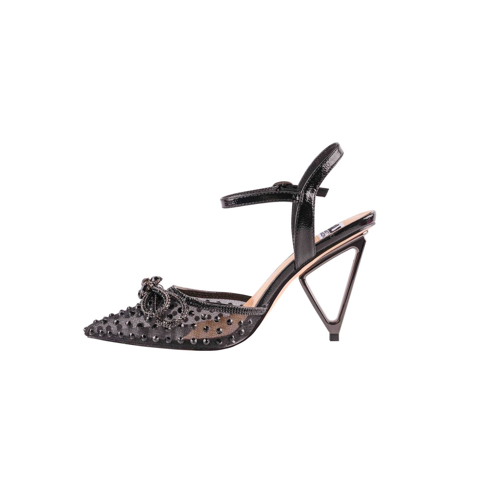 LADY COUTURE – Salto alto - Mulher por atacado – Bomba de malha elegante com biqueira fina Ninety Union GLORIA12