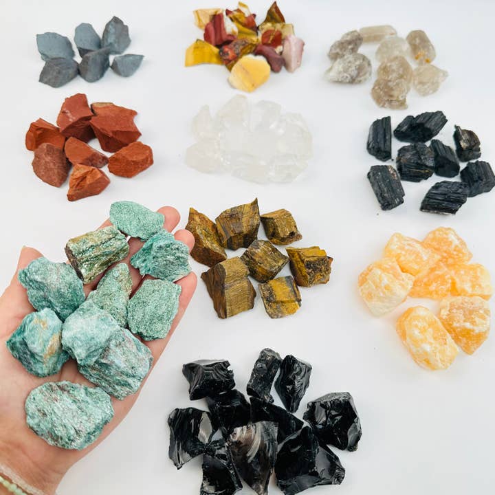 Rough Stone Crystals - 1/2 or 1 pound for wholesale by Rock Paradise