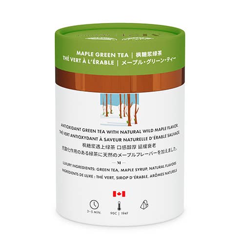 Tega Organic Tea - Venta al por mayor Bolsitas de té - Té Verde de Lujo de Arce | Canadiense | 12 Bolsitas de Té2